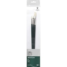 & Newton Winton Yağ Fırçası, Uzun Saplı, 3'lü Paket, #2