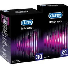 Intense 30'lı Uyarıcı Jelli ve Tırtıklı Prezervatif & Durex Intense Uyarıcı Jel 20 KULLANIM(10ML)