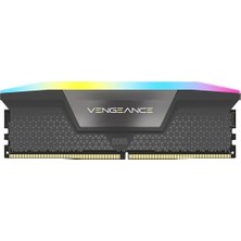 Corsaır Vengeance Rgb 16GB (1 x 16GB) Ddr5 6000 CL36-44-44-96 1.35V Intel Xmp & Amd Expo - Gri (CMH16GX5M1E6000Z36)