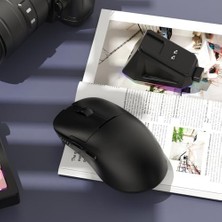 Ajazz AJ159P Mc 3 Modlu 1000Hz 12.000 Dpı Manyetik Şarj Istasyonlu Paw 3311 Optik Sensör Gaming Mouse (Siyah)