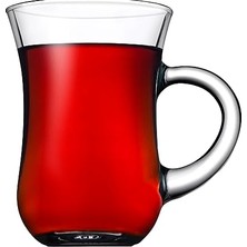 -G4 Çay Bardak 6 Lı Kulplu Çay Bardağı