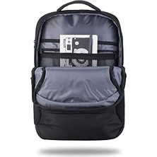 BP-S560 Perugia Serisi 15.6 "su Geçirmez Kumaş Laptop,notebook Sırt Çantası-Siyah