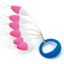 Akami Float Oval 7X15MM White/pink (6) Yüzdürücü Stoper