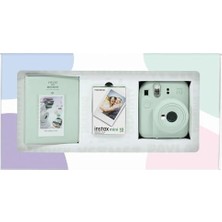 Mini 12 Yeşil Fotoğraf Makinesi 10'lu Film ve Pvc Albüm Bundle Box