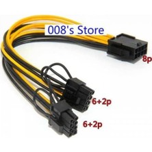 8 Pin Power Splitter Pci-E Molex 8 Pin Çift 8pin 6 + 2 Pin Pcı Ex