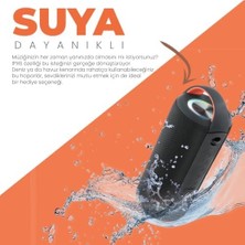 KI23KS162 Bluetooth Speaker, Taşınabilir Kablosuz Suya Dayanıklı Ipx6 Hoparlör, Siyah 10W*2