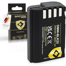 Patona Protect V1 Batarya DMW-BLK22 (2600MAH 18.72WH 7.2V) Dc S9 S5 S5II S5II-X S5IIX S5K G9 G9II Gh5 GH5II GH5S Gh6 Gh7 DMWBLK22 Dmw BLK22 BLK22 ile Uyumlu 2e