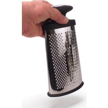 Paslanmaz Çelik Yassı Tutmalı Rende, 3 Yönlü Rendeleme Yassı Tasarım 24 * 11 * 4cm