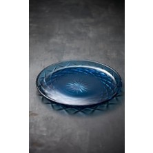 Glas Sorrento Tabak Dia 30 cm Mavi