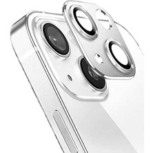 13 ile Uyumlu Kamera Lens Koruyucu Çerçeveli Koruyucu Cl-03 Gümüş