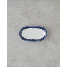 Larry Porselen Kayık Tabak 19 cm Lacivert