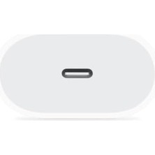 Uyumlu 20W Usb-C Güç Adaptörü + Usb-C Lightning Şarj Kablosu Seti 11 12 Pro Max Beyaz