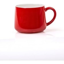 3D Baba Biblolu Kırmızı Porselen Kupa - 350ML | Yılbaşı Temalı,kırmızı