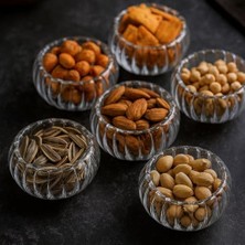 6’lı Cam Kase Seti – Dayanıklı, 6 cm Çaplı, Çok Amaçlı Şık Sunum Kaseleri, Çerez, Sos, Tatlı ve Çay Yanı Ikramlık Için