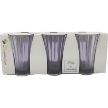 Kahve Yanı Su Bardağı 110 cc Mor 6'lı