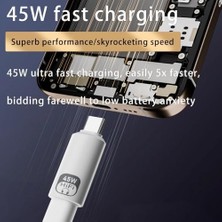 Usb-C To Lightning 8pin Adaptör, Kulaklık Uyumlu 45W Hızlı Şarj, Ses + Şarj Destekli, USB 2.0 Veri Transferi Otgto