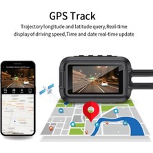 Çift Ön–arka Motosiklet Kamerası – Full Hd 1080P, 150° Geniş Açı Lens, 3.0” IPS Ekran, Wifi Destekli Dvr Kayıt, G-Sensör, Uzaktan Kumanda, 128GB Tf Kart Destekli, Dc 5–24V Güç Girişi | V9