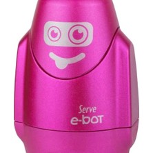 Serve E-Bot Sılgılı Kalemtıras Metalık Pembe 4lu Set