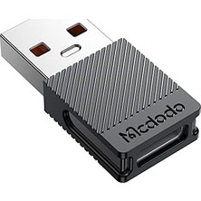 Type-C 5A To USB A 2.0 Dönüştürücü, Siyah