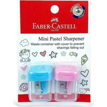 Castell Minibox Kalemtıraş 2 Parça, Blister Kartlı, Çeşitli Renkler, FCC584601