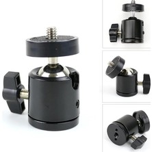 360° Döner Mafsallı Vida Adaptörü, 1/4" Bağlantı Uyumlu ve Monopod Aksesuarı, Kamera, Akıllı Telefon,, Mikrofon, LED Işık, Video Monitör ile Uyumlu Montaj Parçası
