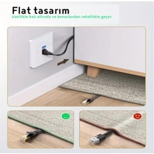 Cat7 Ethernet Kablosu 10GBPS Premium Internet Lan Kablo Flat Modem Ağ Kablosu (10 Metre)
