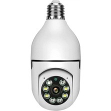 E26 Ampul Kamera 5 Mp Wifi 2,4 Ghz 5 Ghz Pan Eğim 10X Zoom Otomatik Takip Renk Gece Hareket Algılama 2 Yönlü Ses Sd Kart Kaydı Güvenlik Kamerası Kolay Kurulum | V380