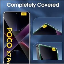 - Poco ile Uyumlu X7 Pro Ekran Koruyucu 9h Temperli Cam Şeffaf Passifik Koruma Camı