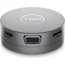 DA310, 7'si 1 Arada Usb-C Adaptör (4k (3840 x 2160) @ 30Hz, VGA Fhd (1920 x 1080) @ 60 Hz, HDMI 2.0 Ila 4K@60Hz, Displayport,, Usb-A 3.1, 3 Yıl Servis) Antrasit