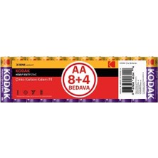 30413146 Çinko Karbon Pil, Kırmızı