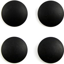 MacBook 12 Inç Retina A1534 Alt Kapak Rubber Feet Seti | Kaymaz Plastik Pabuç Yedek Ayaklar, Vidalı Tasarım (2015–2017) Siyah