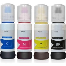 Epson Uyumlu 103BK L3151 L3110 L3111 L3150 L3151 Muhadil Mürekkep Tanklı Yazıcılara Uyumludur 70ML (Siyah)