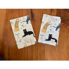 Küçük Boy Kitap Kılıfı Leke Tutmaz Yıkanabilir 21 x 15,5 cm Kd