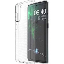 Galaxy ile Uyumlu S21 Fe Kılıf Süper Silikon Kapak Renksiz