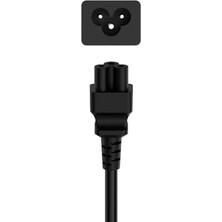 Güç Kablosu Notebook Adaptörü Siyah 1.5m