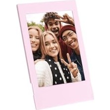 Mini Film Uyumlu Pembe Katlanılabilir Fotoğraf Çerçevesi