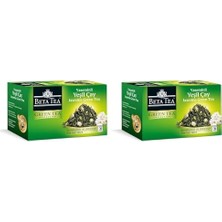 Beta Tea Beta Jasmine Green Bardak Poşet 20 Adet (Yaseminli Yeşil Çay) 2li Paket