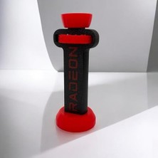 Ayarlanabilir Ekran Kartı Tutucu Radeon Logolu, Ekran Kartı Destek Aparatı, Gpu 1 Adet