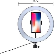 MJ26 Rgb Ring Light 26CM LED Video Işığı (Ayak Dahil)