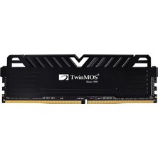 Trendy Pazars Twinmos Tornadox7 Pro 8GB DDR4 3200MHz CL16 Masaüstü Bellek Uyumlu Apple Bağlantı Tipi 3,5 mm Jack TMD48GB3200D16BKX7P