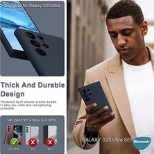 Galaxy S23 Ultra Için Kılıf Groovy Soft Siyah [galaxy S23 Ultra ile Uyumlu Kılıf - Siyah]