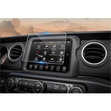 Jeep 8.4 Inç Multimedya & Navigasyon ile Uyumlu Ekran Koruyucu Şeffaf Parlak & Çizilmez