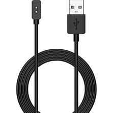 Mi Band 8 Için Manyetik USB Şarj Kablosu Siyah [mi Band 8 ile Uyumlu Şarj Kablosu - Siyah]