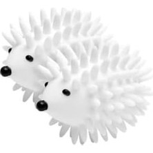 Trendy Pazars mt Store 01 Kirpi Tasarımlı Çamaşır Tüy Toplayıcı, Eva Köpük, 8x3 Cm, Standart Boy, Beyaz