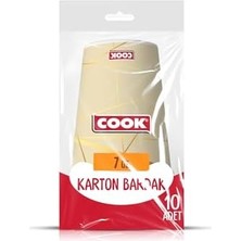 Kağıt Bardak, 7 Oz (207 Ml), 10 Adet, Tek Kullanımlık