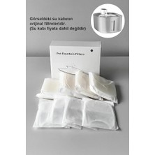 Inws Serisi Filtreleri - Inwss Paslanmaz Kedi Su Pınarı Yedek Filtreleri - 4'lü Set