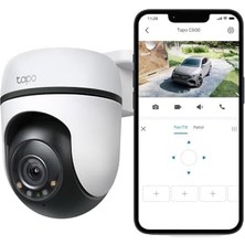 Tp-Link C500 V2.0 Işıklı ve Renkli Gece Görüşlü, Sesli ve Işıklı Alarmlı, Yatay/dikey 360 Derece, Dış Mekan Wi-Fi Güvenlik Kamerası