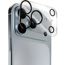 17 Pro Max Kamera Lens Koruyucu 9h Temperli Cam, Darbeye Dayanıklı, Çizilmez 17 Pro Max ile Uyumlu