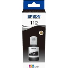 Epson 112 Ecotank Pigment Siyah Mürekkep Şişe