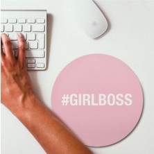 Girlboss Hashtag Tasarımlı Hediye Mousepad 20 x 20 cm